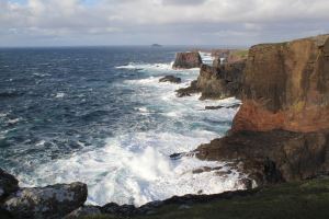 Andesite volcanic cliffs, Eshaness, North Mainland